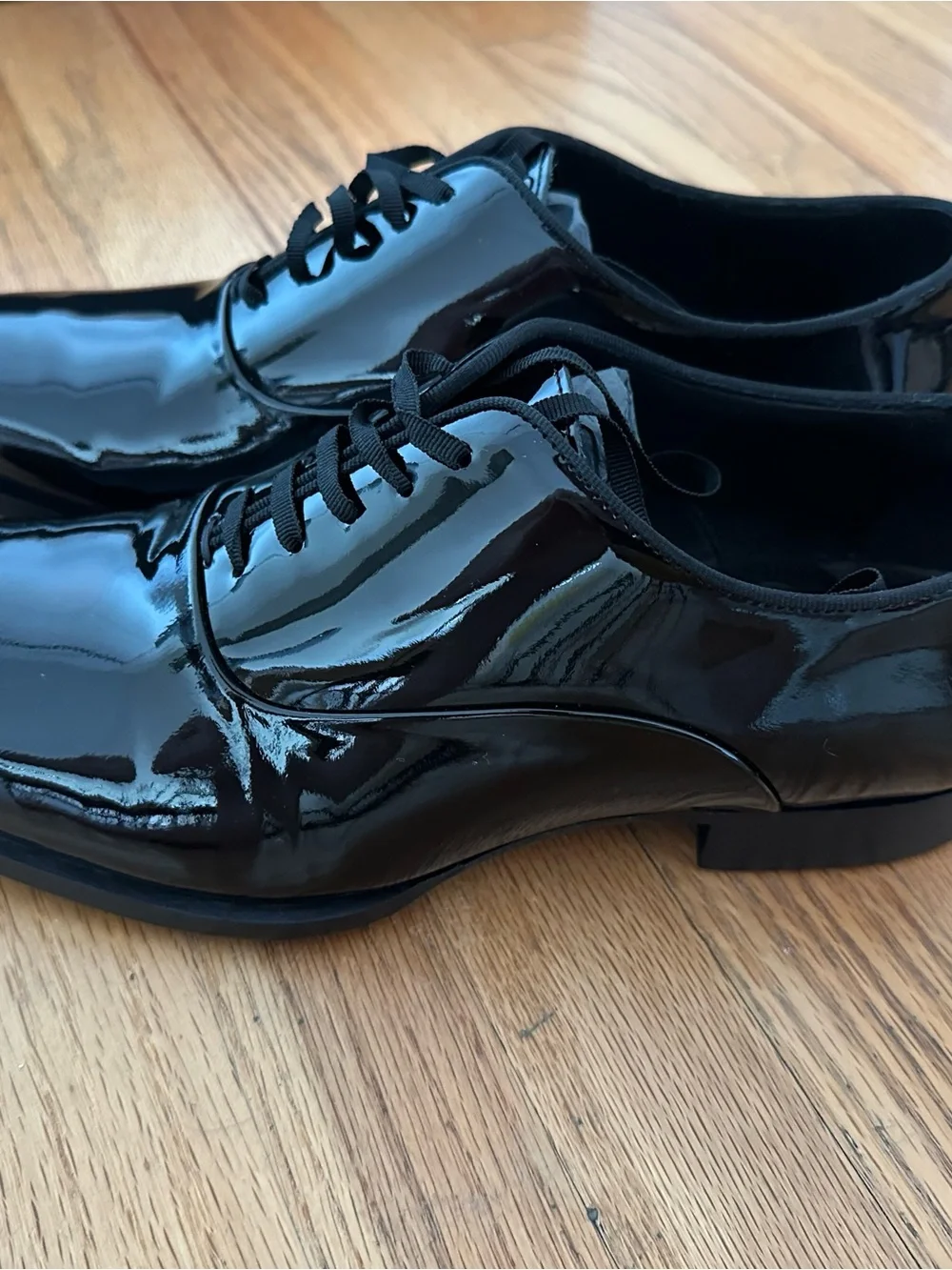 Suitsupply Black Patent Leather Oxfords